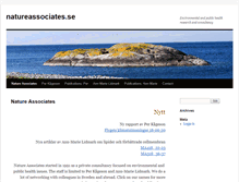 Tablet Screenshot of natureassociates.se